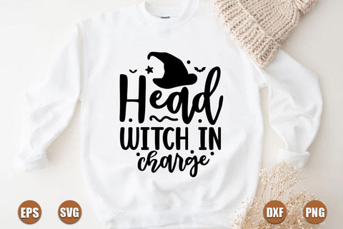 Halloween SVG Design, Head Witch in Charge SVG FiveStarCrafting 