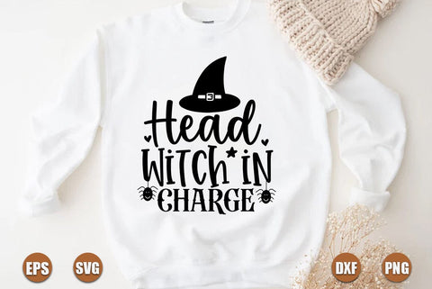 Halloween SVG Design, Head Witch in Charge SVG FiveStarCrafting 
