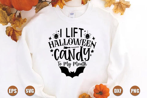 Halloween SVG Design, I Lift Halloween Candy To My Mouth SVG FiveStarCrafting 