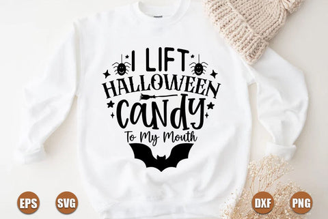 Halloween SVG Design, I Lift Halloween Candy To My Mouth SVG FiveStarCrafting 