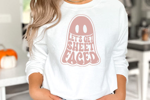 Halloween SVG Design, Lets get Sheet Faced SVG FiveStarCrafting 