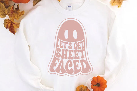 Halloween SVG Design, Lets get Sheet Faced SVG FiveStarCrafting 