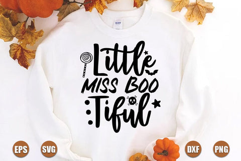 Halloween SVG Design, Little Miss Boo Tiful SVG FiveStarCrafting 