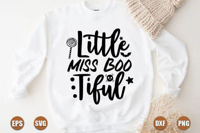 Halloween SVG Design, Little Miss Boo Tiful SVG FiveStarCrafting 