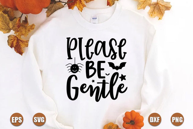 Halloween SVG Design, Please Be Gentle SVG FiveStarCrafting 
