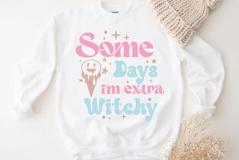 Halloween SVG Design, Some Days I am Extra Witchy SVG FiveStarCrafting 