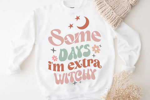 Halloween SVG Design, Some Days I'm Extra Witchy SVG FiveStarCrafting 