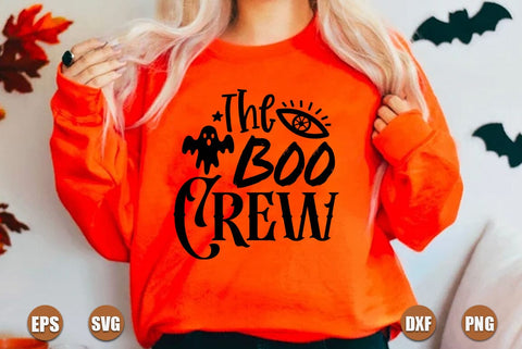 Halloween SVG Design, The boo crew SVG FiveStarCrafting 