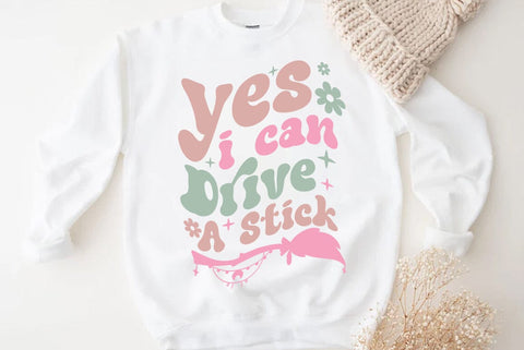 Halloween SVG Design, Yes I Can Drive A Stick SVG FiveStarCrafting 