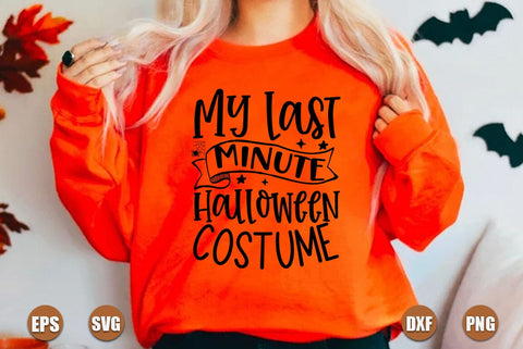 Halloween SVG Design,My Last Minute Halloween Costume SVG FiveStarCrafting 