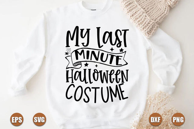 Halloween SVG Design,My Last Minute Halloween Costume SVG FiveStarCrafting 