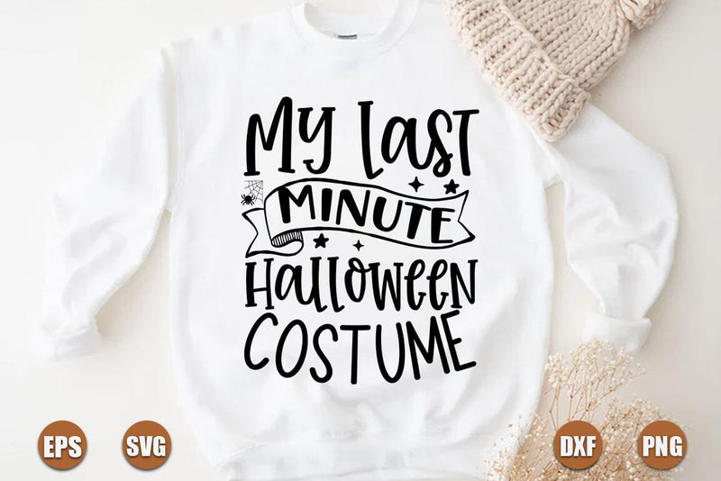 Halloween SVG Design,My Last Minute Halloween Costume SVG FiveStarCrafting 