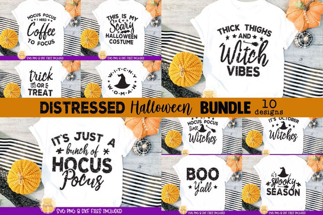 Halloween SVG | Distressed Halloween Bundle SVG Cheese Toast Digitals 