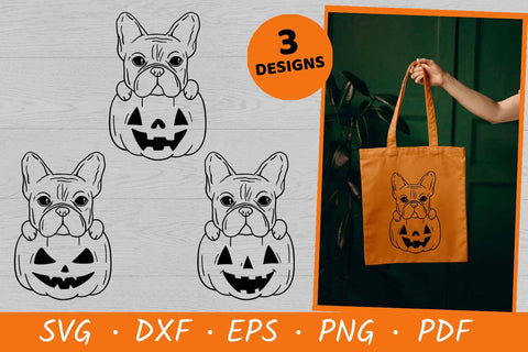 Halloween SVG | Dog SVG | French bulldog SVG Bundle SVG Irina Ostapenko 
