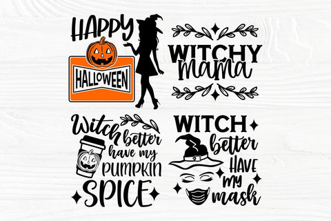 Halloween Svg, Eps, Png, Dxf, Witches Svg Bundle SVG TonisArtStudio 