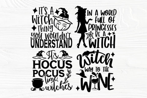 Halloween Svg, Eps, Png, Dxf, Witches Svg Bundle SVG TonisArtStudio 
