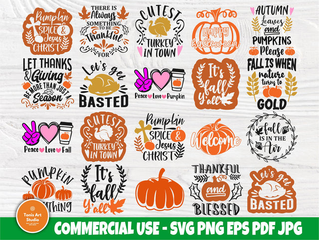 Halloween SVG, Fall Svg, Pumpkin Svg, Thanksgiving SVG TonisArtStudio 