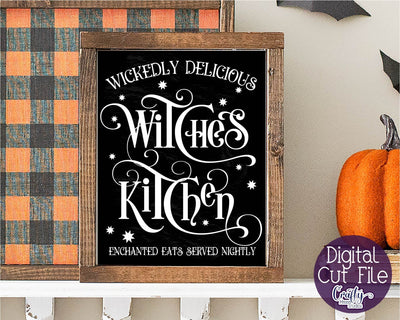 Halloween Svg, Farmhouse Sign, Witches Kitchen Treats File SVG Crafty Mama Studios 