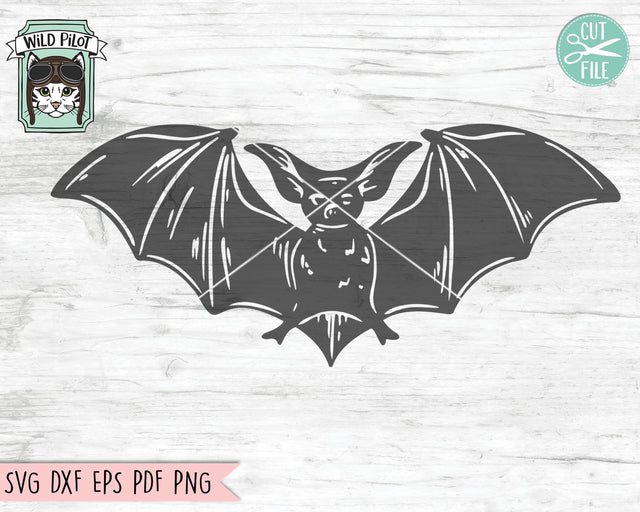 Halloween SVG File, Bat SVG File, Halloween Cut file, Bat Cut File, Happy Halloween Clipart, Bat Clipart, Happy Halloween Vector, Bat Vector SVG Wild Pilot 