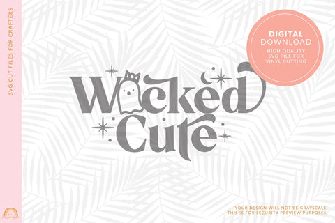 Halloween SVG File for Kids Wicked Cute SVG HM SVG Pixel Sublimation 