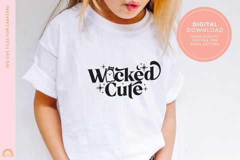 Halloween SVG File for Kids Wicked Cute SVG HM SVG Pixel Sublimation 