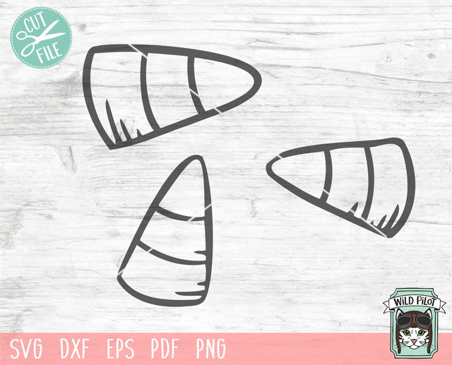 Halloween SVG File, Halloween Cut File, Candy Corn SVG, Candy Corn Cut File, Halloween Clipart, Happy Halloween Vector, Candy Corn Clipart SVG Wild Pilot 