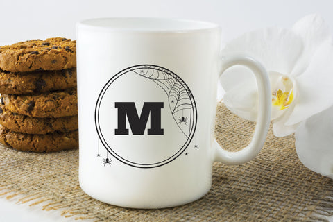 Halloween SVG Frame Bundle, Monogram SVG Frame, Spider Web Frames. SVG Elinorka 