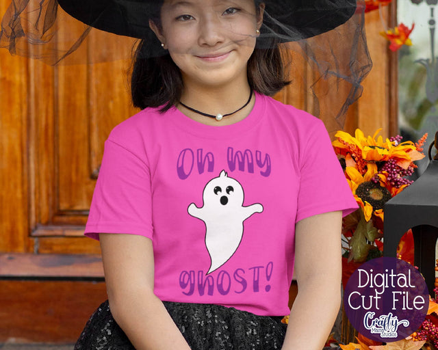 Halloween Svg - Ghost Svg - Oh My Ghost Svg SVG Crafty Mama Studios 