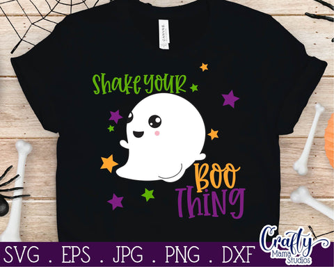 Halloween Svg - Ghost Svg - Shake Your Boo Thing SVG Crafty Mama Studios 
