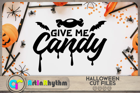 Halloween SVG, Give me candy SVG SVG Artinrhythm shop 