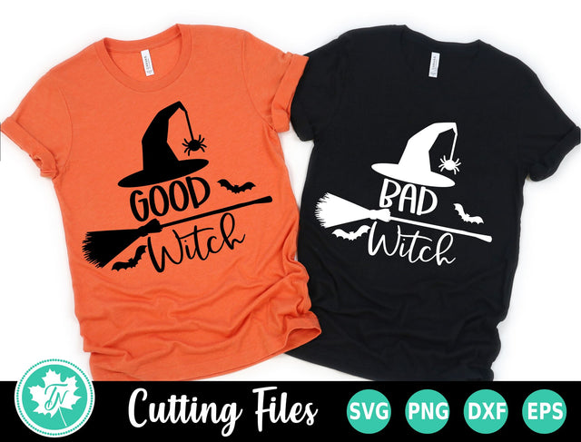 Halloween SVG | Good Witch SVG | Bad Witch SVG SVG TrueNorthImagesCA 