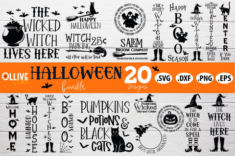 Halloween SVG | Halloween Bundle SVG PNG DXF EPS SVG Ollive Studio 