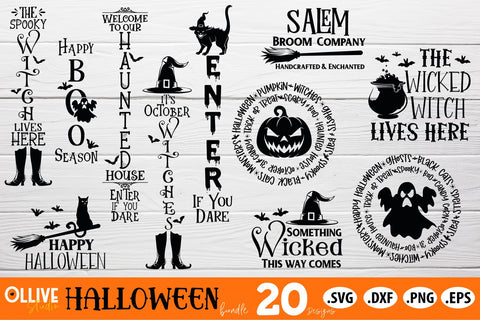 Halloween SVG | Halloween Bundle SVG PNG DXF EPS SVG Ollive Studio 