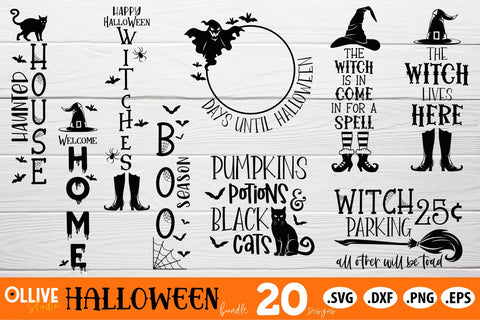 Halloween SVG | Halloween Bundle SVG PNG DXF EPS SVG Ollive Studio 