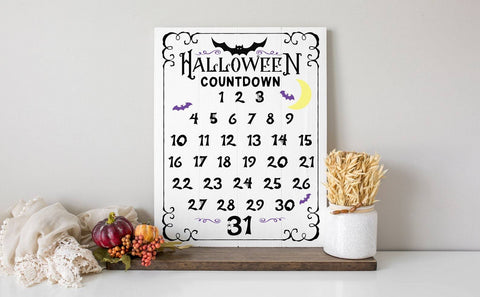 Halloween SVG - Halloween Count Down SVG Pickled Thistle Creative 