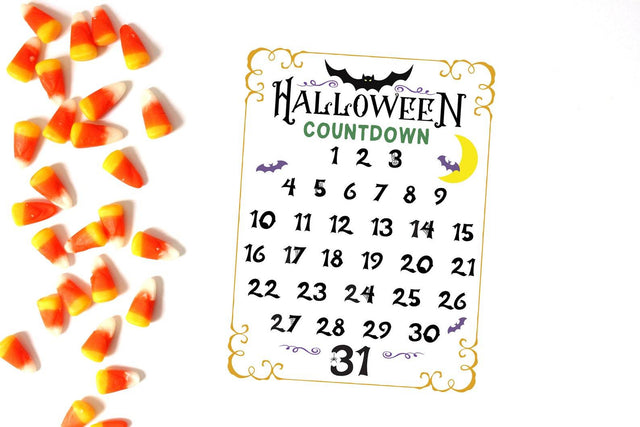 Halloween SVG - Halloween Count Down SVG Pickled Thistle Creative 