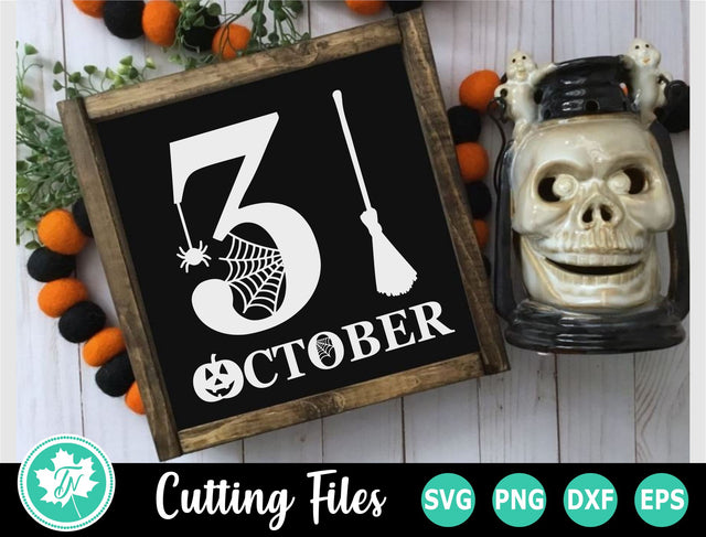 Halloween SVG | Halloween Sign SVG | October 31 SVG TrueNorthImagesCA 