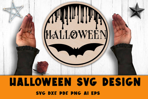 Halloween SVG. Halloween SVG Cut File. Happy Halloween SVG Samaha Design 