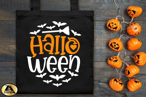 Halloween SVG Happy Halloween Round Sign SVG Spooky Boo SVG SVG zoellartz 