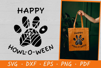 Halloween SVG | Happy Howl-O-Ween SVG | Halloween dog SVG SVG Irina Ostapenko 