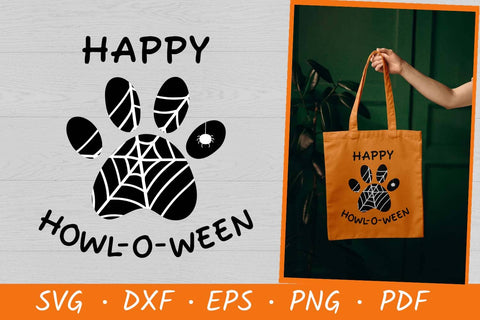 Halloween SVG | Happy Howl-O-Ween SVG | Halloween dog SVG SVG Irina Ostapenko 