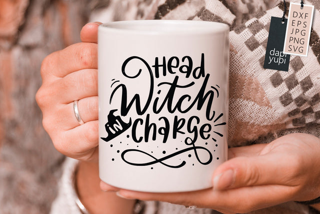 Halloween SVG Head Witch In Charge SVG dapiyupi store 