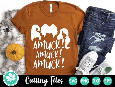 Halloween SVG | Hocus Pocus SVG | Amuck SVG TrueNorthImagesCA 