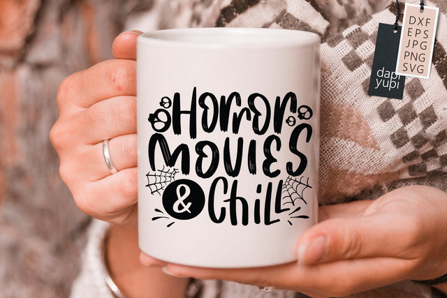 Halloween SVG Horror Movies And Chill SVG dapiyupi store 