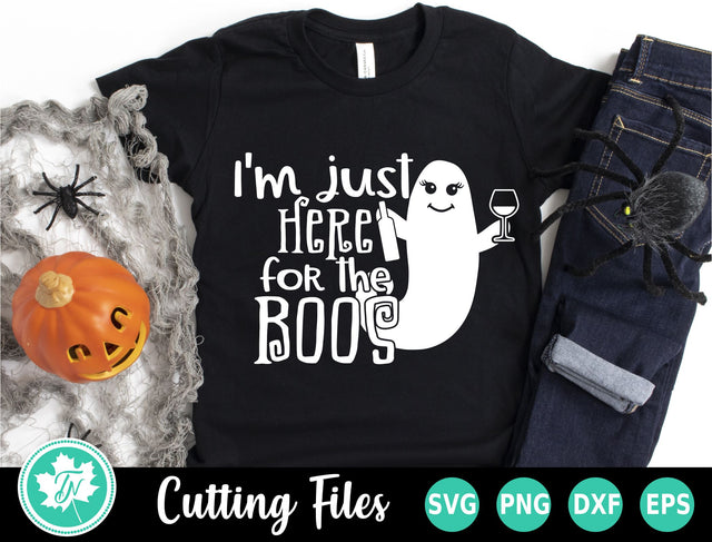 Halloween SVG | I'm Just Here for the Boos SVG TrueNorthImagesCA 