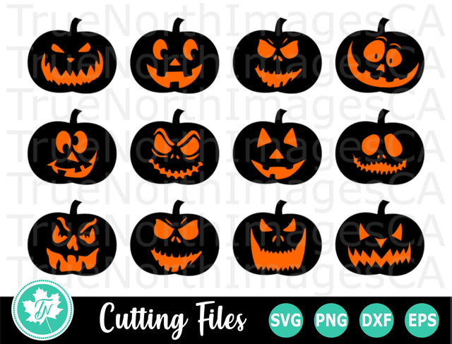Halloween SVG | Jack o lantern SVG Bundle SVG TrueNorthImagesCA 