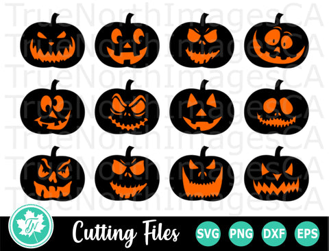 Halloween SVG | Jack o lantern SVG Bundle SVG TrueNorthImagesCA 