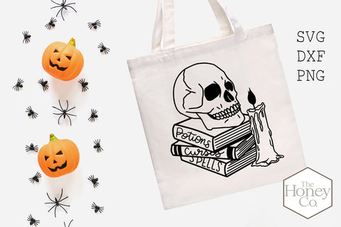 Halloween SVG Magic Potion Black Candle Skull Mini Bundle SVG The Honey Company 