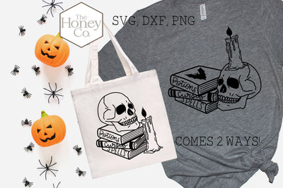 Halloween SVG Magic Potion Black Candle Skull Mini Bundle SVG The Honey Company 