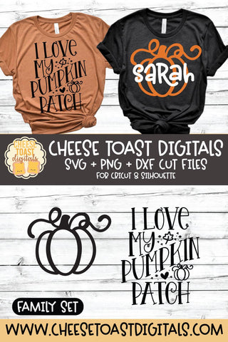 Halloween SVG | Mommy and Me SVG - I Love My Pumpkin Patch SVG Cheese Toast Digitals 